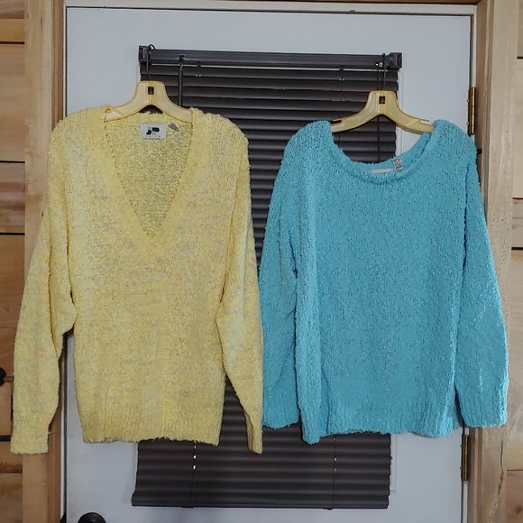JP Knits womans vintage acrylic sweaters size 18-20 - Picture 1 of 16